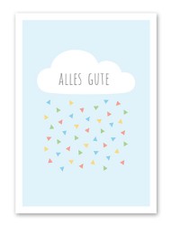 Karte „Alles Gute - Wolke“