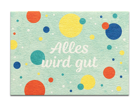 Mini-Karte „Alles wird gut“