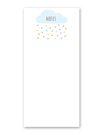 Notizblock „Wolke“