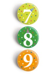 Button „Kinder Zahlen 7–9“