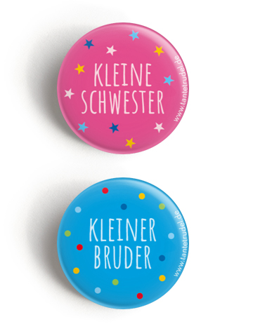 Button „Geschwister Klein“