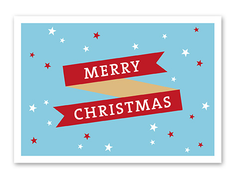 Karte „Christmas - Band“