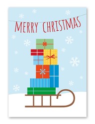 Karte „Christmas - Geschenke“