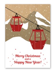 Karte „Christmas - Gondeln“