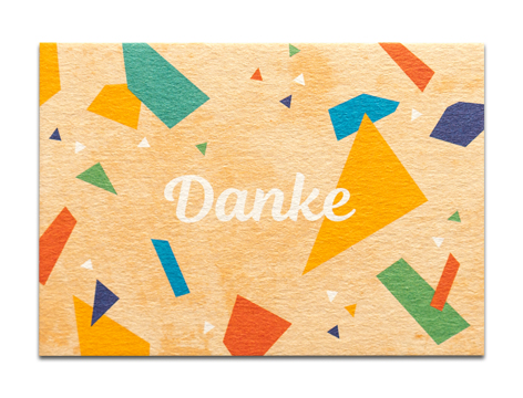 Mini-Karte „Danke“