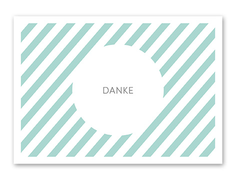 Karte „Danke“