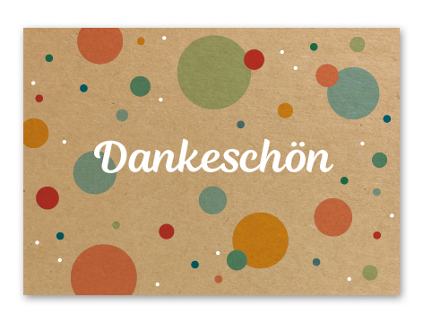 Karte „Dankeschön“