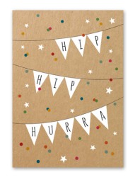 Karte „Hip Hip Hurra“