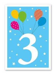 Karte „Kinder Drei“