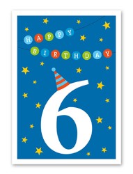 Karte „Kinder Sechs“