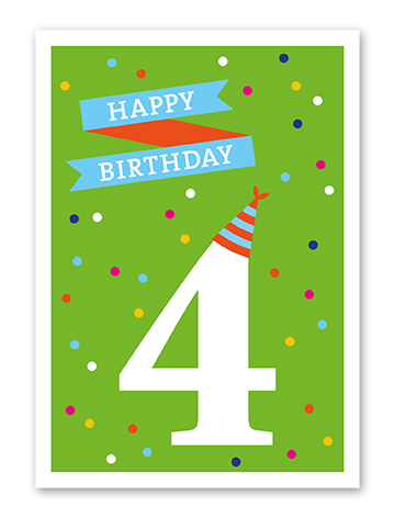 Karte „Kinder Vier“