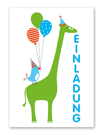 Karte „Kindereinladung“