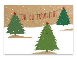 Karte „Oh Du Fröhliche“