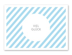 Karte „Viel Glück“