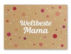 Karte „Weltbeste Mama“